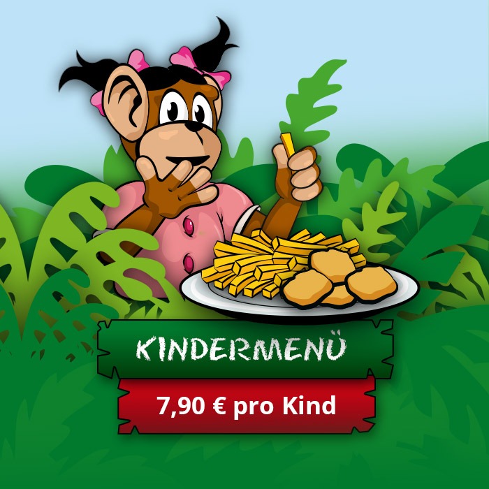 Kindermenü 6,90 € pro Kind