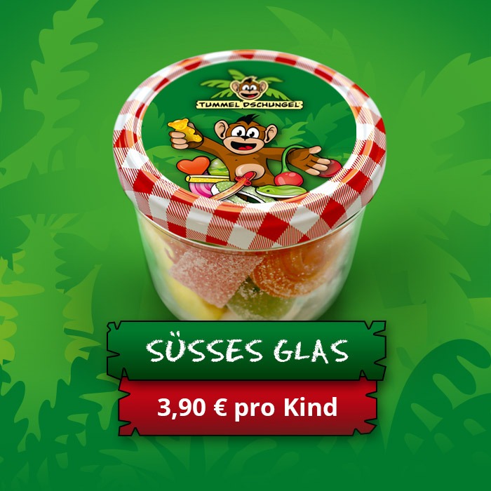 Süßes Glas 3,90 € pro Kind